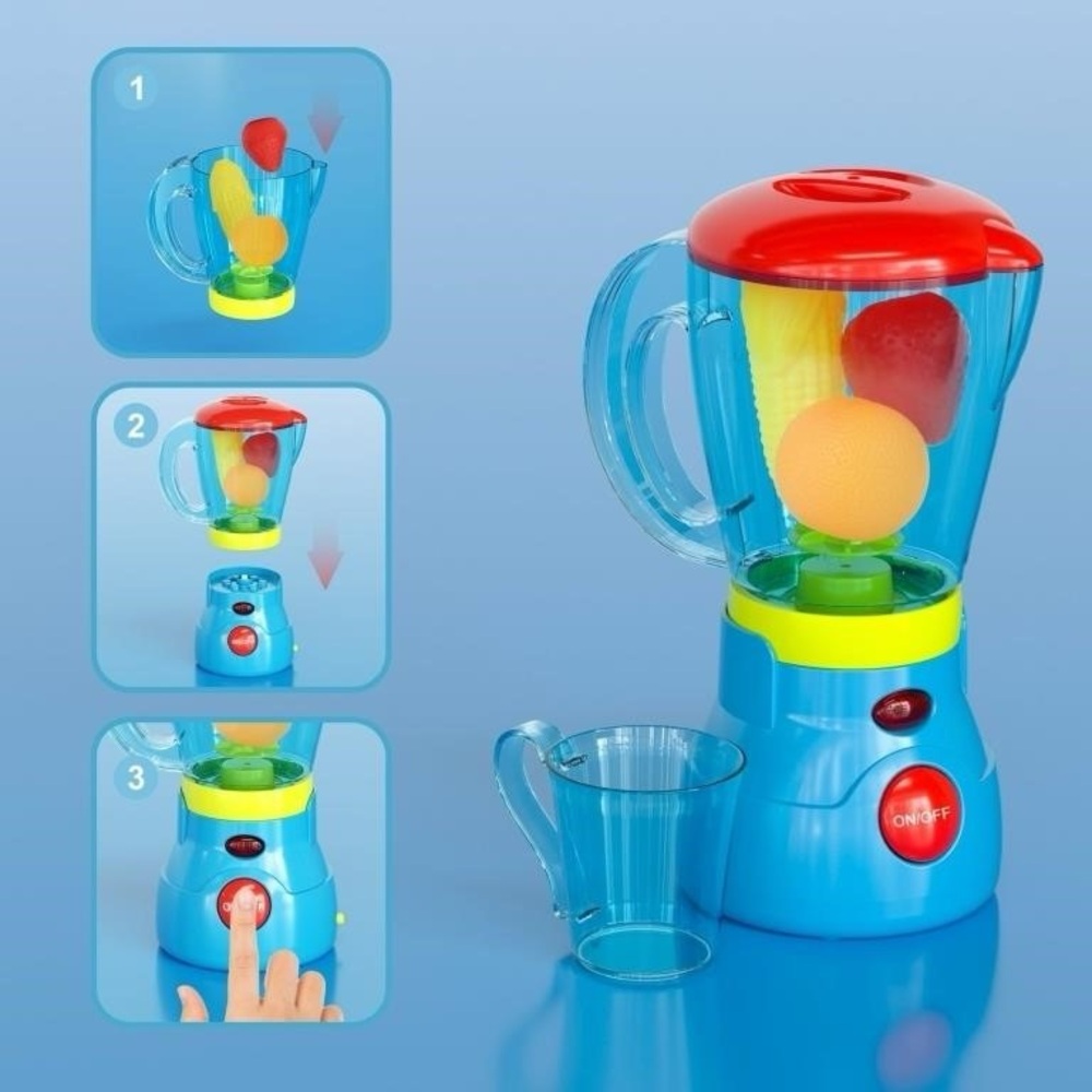 NWT Pretend Play Kitchen Appliances Toy Set with Blender,Mixer,&Toaster, w/Sound - Picture 3 of 4